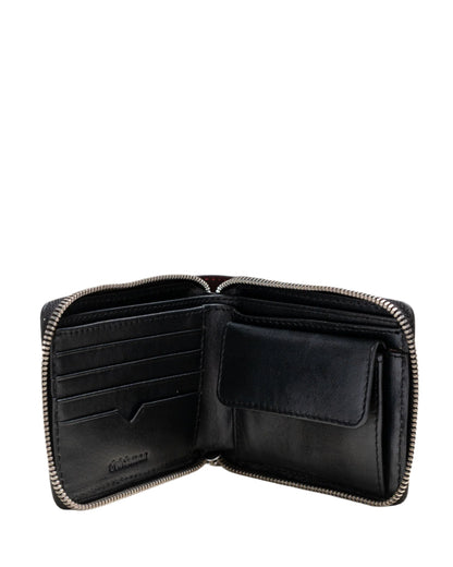Raven : Zipper Secure Wallet (Black)