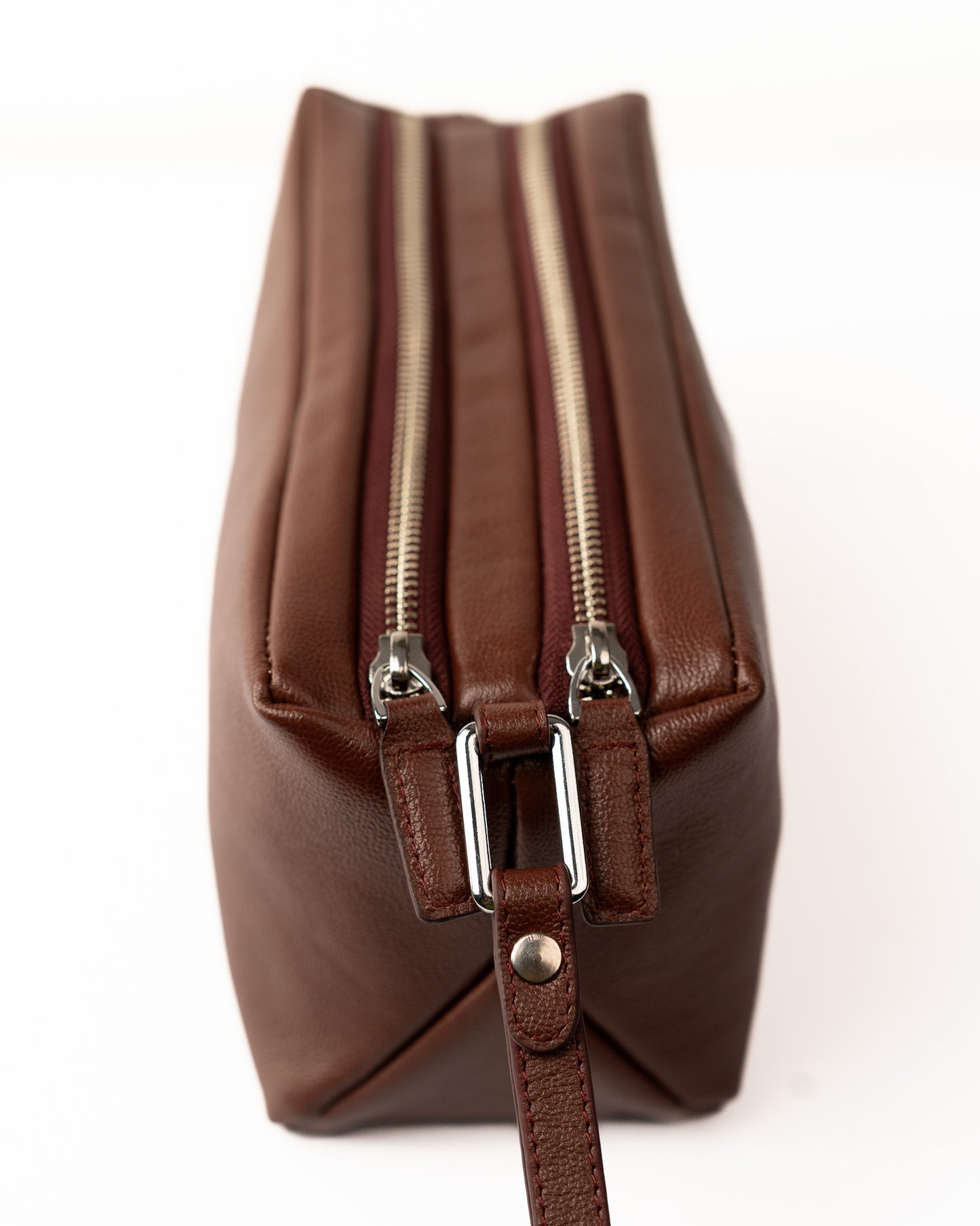 The Hatch – Double Compartment Maroon Travel Pouch